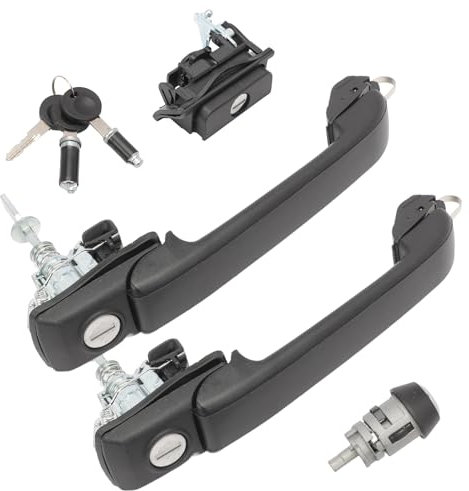 AUROLYNNE Bouchon Kit Serrure Porte Pour Golf Mk3 Serrure Clé Réservoir Serrure Carburant Golf 3 1H0898081