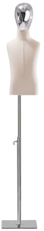Kinder Schneiderpuppen Torso Schaufensterpuppe Schneiderbüste Einstellbar Schaufenster Kleidung Galvanisierte Köpfe Mit Metallsockel Mom Und Pop Geschäft 2 Stile ( Color : A , Size : 6 Years Old )