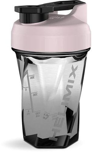 Helimix 2.0 Vortex Blender Shaker Bottle 591 ml - No Blending Ball or Whisk - USA Made - Portable Pre Workout Whey Protein Drink Cup - Mixes Cocktails Smoothies Shakes - Top Rack Safe