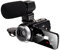 Videocamera digitale Videocamere digitali professionali 4K Blogger Live Cast Streaming Camcorder for UHD 18X Zoom Vlog Webcam Videoregistratore Cattura ogni momento vividamente(32G SD Card,With Microp