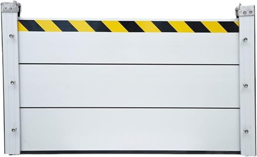 Hochwasserschutz, Hochwasserschutz bei türen, Hochwasserschutz für türen, Aluminium Hochwasserschutz barriere, Geeignet für Unterführungen, Fabrik, Garageneinfah (110 * 60)