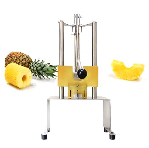SaryEdge Peladora automática de piña, peladora de piña Comercial con Mango Antideslizante, pelado rápido y espaciado Ajustable(