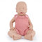 Vollence 31cm Schlafende Silikonpuppe, Realistische Reborn Baby Puppe mit vollem Körper - Mädchen