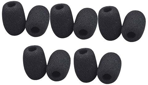 Vaguelly Mikrofon-windschutzschwamm Für Revers-headset Mini-windschutz Für Mikrofon
