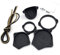 Ensemble de protection tactique en nylon pour objectif Vorte 1-6X, comprend un capuchon d'objectif, un cache oculaire arrière avec cordon de choc, des capuchons hexagonaux ronds en maille et un kit de