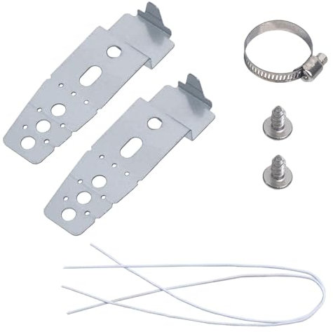 Kit de support de montage universel pour lave-vaisselle, clips réglables 5001DD4001A compatibles avec lave-vaisselle intégrés et sous comptoir