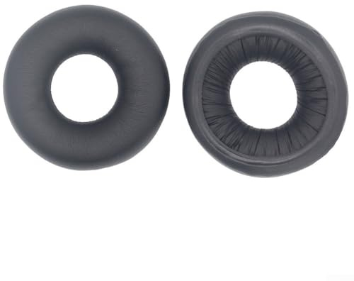 Paraorecchie per Sony WH-CH520, 2 cuscinetti auricolari di ricambio in morbida spugna, comodi cuscinetti per isolamento acustico, per cuffie e musica da gioco (nero)