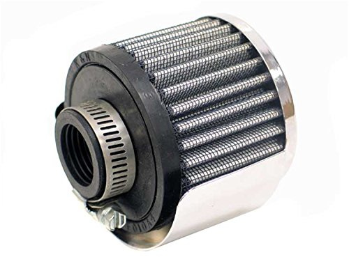 K&N Vent Air Filter/Breather: High Performance, Premium, Washable, Replacement Engine Filter: Flange Diameter: 1 In, Filter Height: 2.5 In, Flange Length: 0.625 In, Shape: Breather, 62-1511