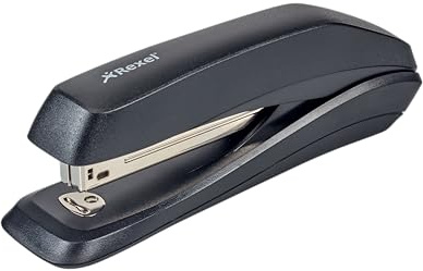 Rexel Ecodesk desktop stapler, 20 Sheets, Made with 50% recycled plastic, Eco friendly, 2100026, Black