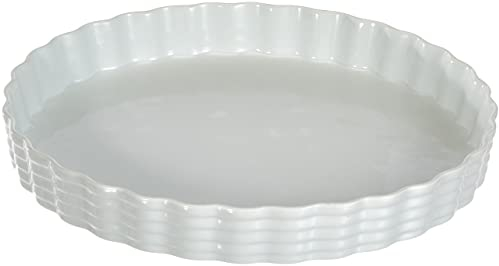 Küchenprofi Tortenform 29,5cm Burgund, Porzellan, Weiß