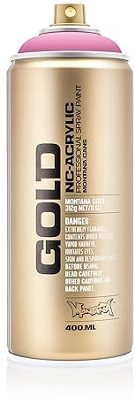 Montana Cans 285660 Spray Oro, gld400, S4000, 400 ml, Shock Pink Light