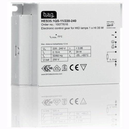 BAG EVG Vorschaltgerät für 50W Philips CDM HQI HIT im Einbaugehäuse