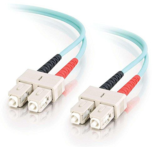 C2G 5m Fibre/Fiber Optic Cable for 10Gb Base-SR and 10GBase-LRM SC/SC 10Gb LSZH Duplex Multimode 50/125 Fibre