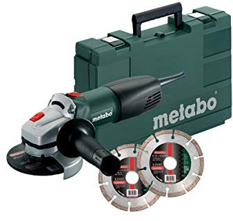 Mini amoladora angular WQ 1000 con maletín profesional de Metabo