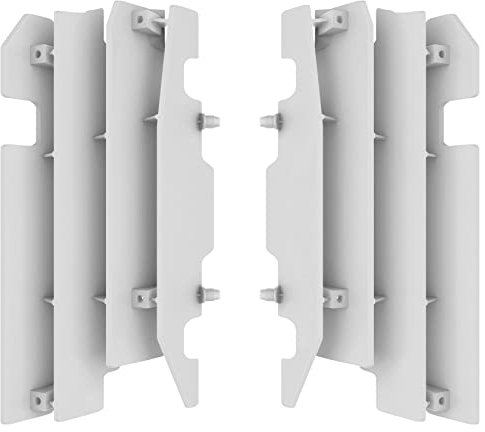 CACHE RADIATEUR POLISPORT CR125R/250R 02-04 BLANC