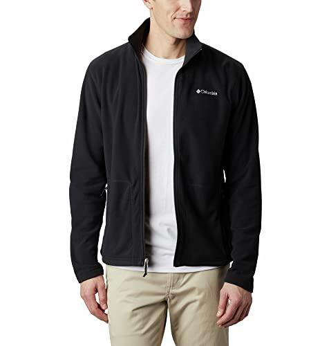 Columbia Fast Trek Light Full Zip Fleece, Maglia in pile con cerniera integrale Uomo, Black, XL