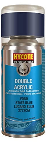 Hycote Double Acrylic Aerosol Car Spray Paint, Ford - State Blue, 150 ml