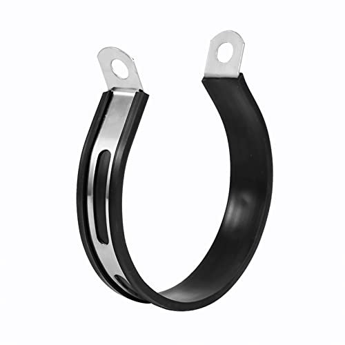 Abrazadera Escape Moto, Fydun Anillo Fijo del Tubo de Escape de la Motocicleta Redondo Soporte de Anillo Fijo de Abrazadera