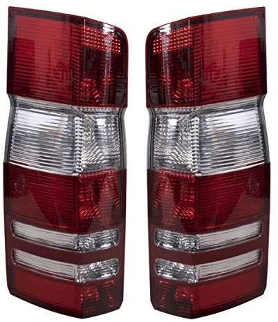 MarsTech 2x Rücklicht Rückleuchte Heckleuchte Links Rechrs Kompatibel Für Sprinter 906 W906 2006-2018 Crafter E-Prüf A9068200164 A9068200264
