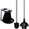 ToiletTree Products Toilet Brush and Plunger Combo - Toilet Brush Plunger Combo - Plunger Brush Combo for Bathroom Accessories - 7.5 x 9 x 20.5