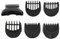 Barttrimmer Set Kompatibel mit Braun Series 3, 1PC Elektrorasierer Trimmerkopf und 5PCS Guide Comb Trimmer Set Fit for Men