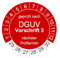 500 Prüfplaketten für DGUV V3 Vorschrift 3 - Ø 30mm - 2025-2030 - nachhaltig - rot - 2024 nächste Prüfung (500 Stück, rot)