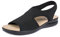Aerosoft Sandali Stretch 05 Donna Leggero Senza Pressione (nero, 36)