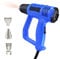 Hot Air Gun 2000W Professional Hot Air Gun Kit with 3 Nozzles,2 Heat Settings: 300°C & 600°C,2 Air Flow : 300L /min or 500L/min, for DIY, Stripping Paint, Shrinking PVC and Home Improvement