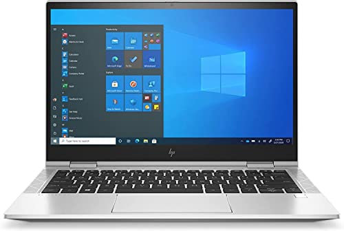 HP EliteBook x360 830 G8 13.3” Convertible 2-in-1 Laptop – i5-1145G7, 16GB, 1TB SSD, Fingerprint & Smartcard Reader, vPro, WIFI 6 & BT 5, Wolf Security, Backlit, FREE Windows 11 Pro Upgrade (Renewed)