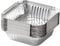 Milageto Bandeja para Hornear, Freidora de Aire, Caja de Lata, Recipientes de Hojalata, Bandeja de Papel de Aluminio para Hornear Magdalenas, 16CM