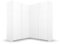 Rauch Möbel Quadra Schrank Eckschrank Schwebetürenschrank, Weiß, 4-trg., inkl. 2 Kleiderstangen, 12 Einlegeböden, BxHxT 181x210x187 cm
