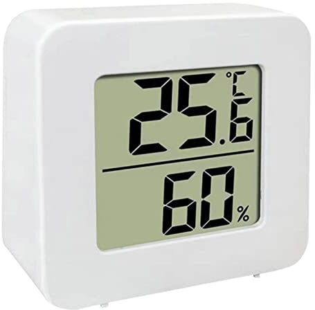 Thermo-hygrometer Digital, 1/3/5/8/10 Stück Thermometer für Innenräume Raumthermometer Digital Innen, Temperatur und luftfeuchtigkeit messgerät für Haus Büro Schlafzimmer Gewächshaus Lagerhaus Keller