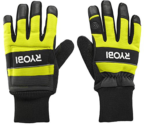 RYOBI - Gants anti-coupures 24 m/s (catégorie 2) pour tronçonneuses - taille XL - RAC258XL