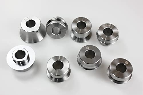 Perlenroller, Rundschablonen-Set, Radiuskanten-Set, passend für die meisten 22-mm-Schäfte, Perlenroller