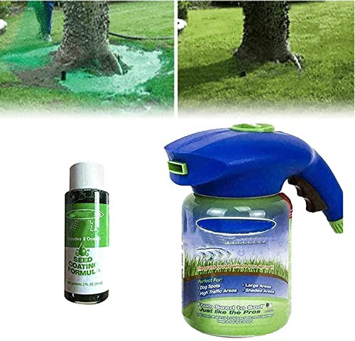 Household Seeding Liquid Lawn Spray,2023 New Hot Liquid Seeding Grass Lawn Green Spray,Can Make Green Grass Seeds Fast Growing,Household Seeding System Liquid Spray Lawn Care Grass Shot