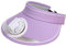 harayaa Sun Visors Hat with Fan Fans Hat Casual Sun Protection Cooling Fan Hat Sun Visor Fan Hat for Girls, Boys, Travel Camping Fishing Sport, Purple