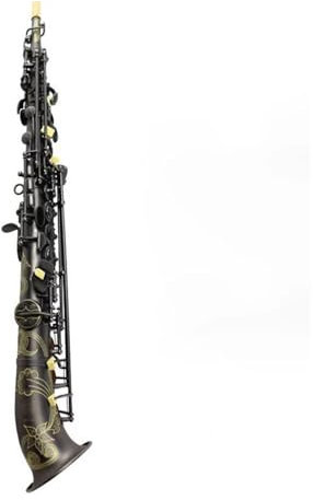 Instrument B-Dur, Mattes, Komplett Schwarzes Nickel-Biegerohr, Saxophon-Blasrohr Student Saxophon