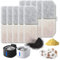 12 Pcs Filtre Fontaine Eau Chat pour Fontaine à Eau, Remplacement Filtre de Chien, Filtre Fontaine à Eau Pour Chat, Fontaine à Fleur Filtres pour Chat Avec Charbon Actif