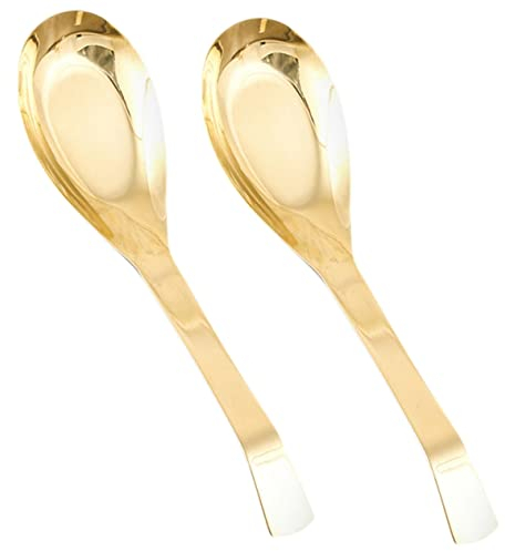 PRETYZOOM Louche À Soupe Dorée Cuillères En Métal Pour Louches En Laiton Pour Servir La Sauce