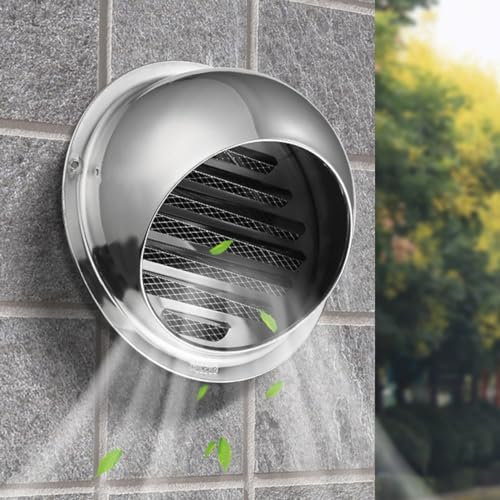 CHEMYO Vogelschutzgitter Lochgitter Lüftungsgitter Lüftungsrohr Wetterschutz-Gitter Für Auspuff Für Belüftung Und Entlüftung (Größe : 120mm-4.7in)