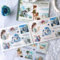 20 Blätter Scrapbooking Stickers Arpaper Landschaft Scrapbook Aufkleber Zubehör Set für Journaling, Tagebuch, Scrapbooking,Fotoalbum,Bullet Journal Zubehör（Reisen nach Hawaii, Griechenland）