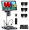 TOMLOV TriL110 3 Lenti Microscopio Digitale 2K HDMI, Lente d'Ingrandimento 2500X per Monete/Saldatura con Schermo IPS da 10,1, Regalo per Adulti e Bambini, 14 Luci LED, Compatibile PC/TV, 64GB