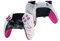 Controller Grips for PS5 DualSense Edge, Skin kit, Anti-Rutsch, Multi-Textur, Farbwechsel, Schweißabsorption, Vorgefertigte Griffstreifen, von SHADOW BOOLT (Rosa & Weiß)