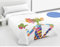 Hosteline Pop PP Bettwäsche-Set, Mehrfarbig, für 90-cm-Bett, 2-teilig