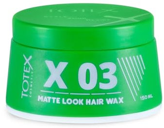 Totex Hair Styling Wachs matt 03 | Einfache Kontrolle mit starkem Halt zum Flechten der Haare | Duftspender | Unisex 150 ml
