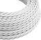 DC VOLTAGE 3 Core Twisted Electrical Cable 3m Antique Twisted Flex Braided Cord Lighting Lamp Vintage 10ft Flex Textile Wire Vintage Fabric Covered Cables
