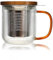 OGO LIVING - Tisanière karl 300ml en verre borosilicate anse ambre - 7912185