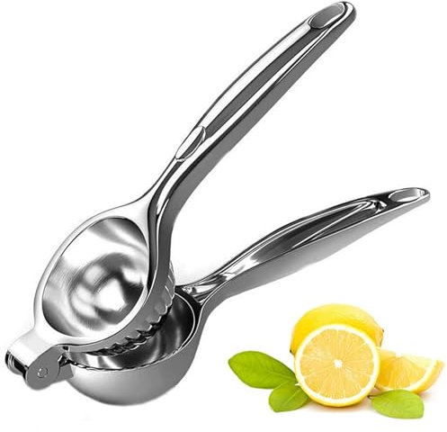 7cm Zitronenpresse Handpresse, Zitronenpresse mit Zestenreißer Zitronenpresse Saftpresse Manuell Zitruspresse Manuell für Zitronen Und Limetten für Küche, Bar, Restaurant