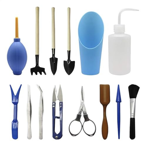 Kit de Herramientas para jardín suculentas, Juego de Herramientas para Plantas suculentas | Herramientas de Mantenimiento de Plantas de Interior y Exterior | Herramientas Multiusos para el Cuidado de