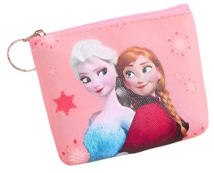 Hemasa Portefeuille d'école tendance dessin animé La Reine des neiges série impression grande capacité de stockage portable durable PU porte-monnaie portefeuille, 6